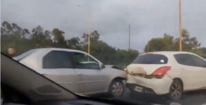 Múltiple colisión paraliza acceso sur a San Salvador de Jujuy