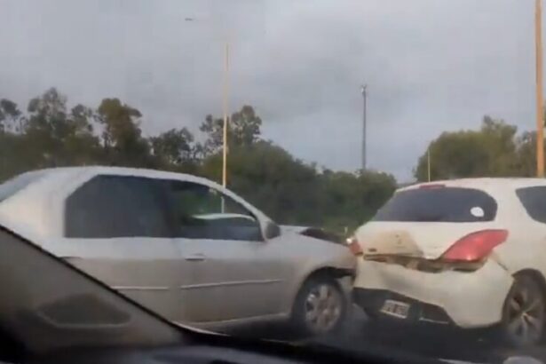 Múltiple colisión paraliza acceso sur a San Salvador de Jujuy