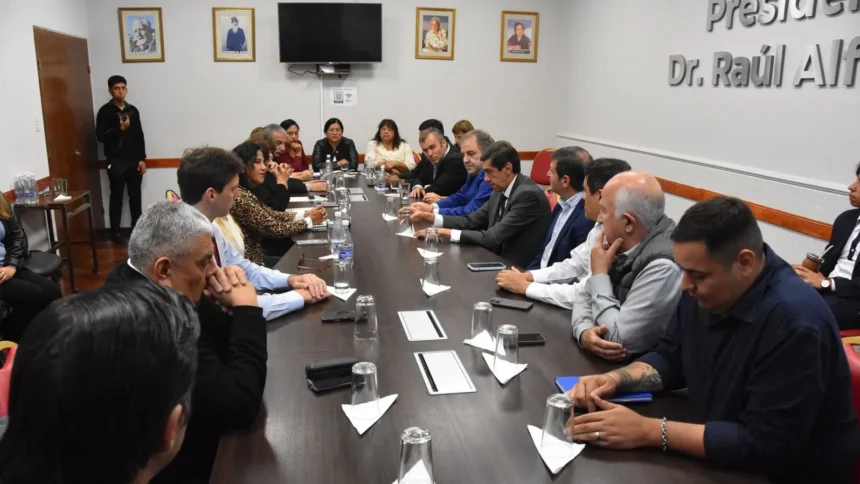 Sadir y Bernis debaten minería y municipalización de Alto Comedero con diputados