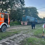 Incendio en locomotora causó alarma en Los Lapachos