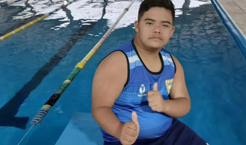 Rodrigo Aban representará a la Argentina en el Mundial de Natación Adaptada