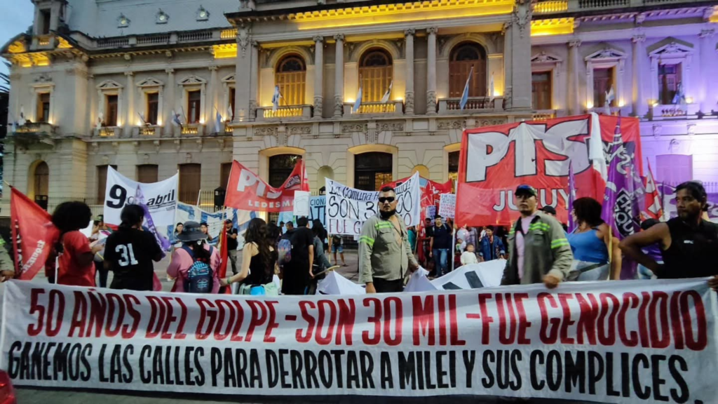Jujuy recordó a los desaparecidos: masiva marcha de la memoria con críticas al Gobierno