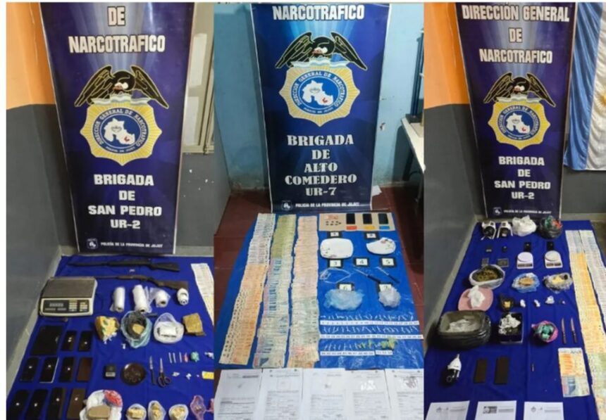Detienen a más de 35 personas en operativos contra el narcomenudeo en Jujuy