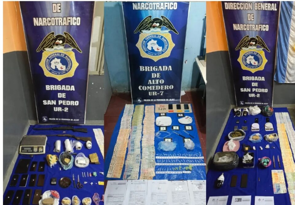 Detienen a más de 35 personas en operativos contra el narcomenudeo en Jujuy