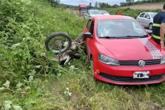 Accidente en Ruta 34: remis impactó moto cerca de San Pedro