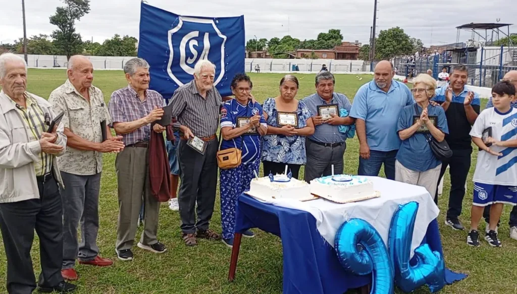 Sportivo Alberdi conmemoró sus 94 años con homenaje a sus socios