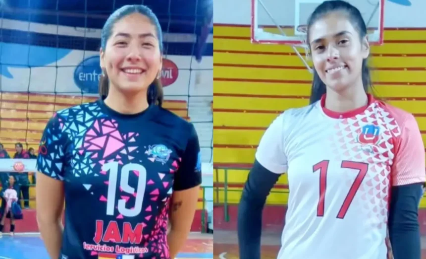El vóley jujeño en Bolivia: Nerea Pantoja y Nayla Cabrera en el clasificatorio