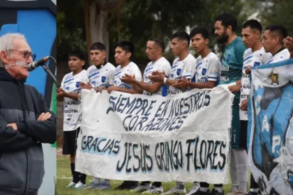 La Liga jujeña rindió homenaje al Gringo Flores en acto emotivo