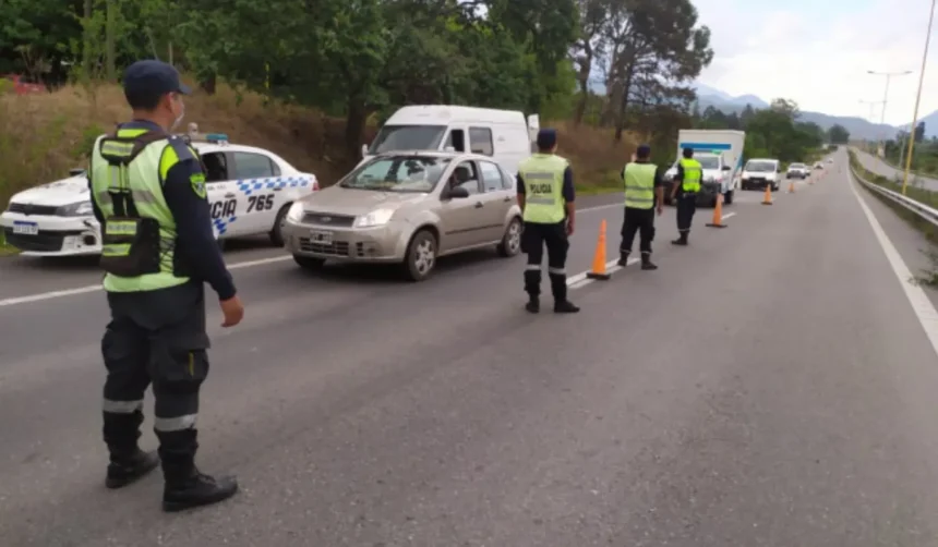 Más de 700 actas y 96 controles de alcoholemia positivos durante el fin de semana en Jujuy
