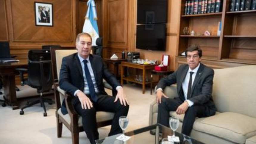 Sadir se reunió con Santilli para exigir soluciones por la crisis de la coparticipación federal