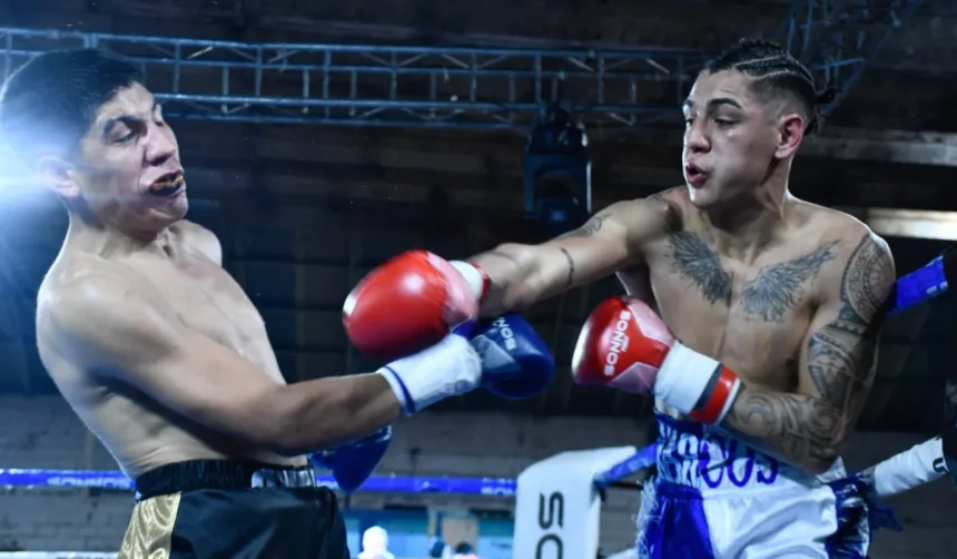 Velada de boxeo internacional en el Club Luján con Piky como protagonista