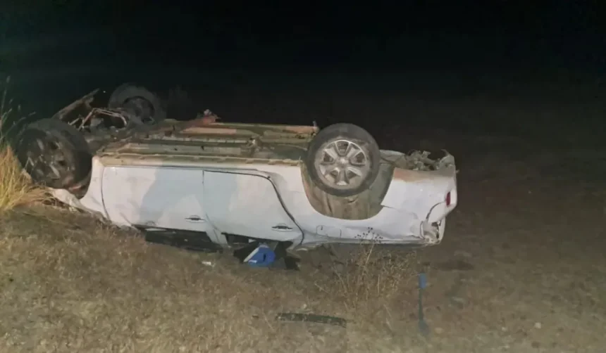 Penitenciario volcó en ruta hacia la cárcel de Chalicán con marihuana