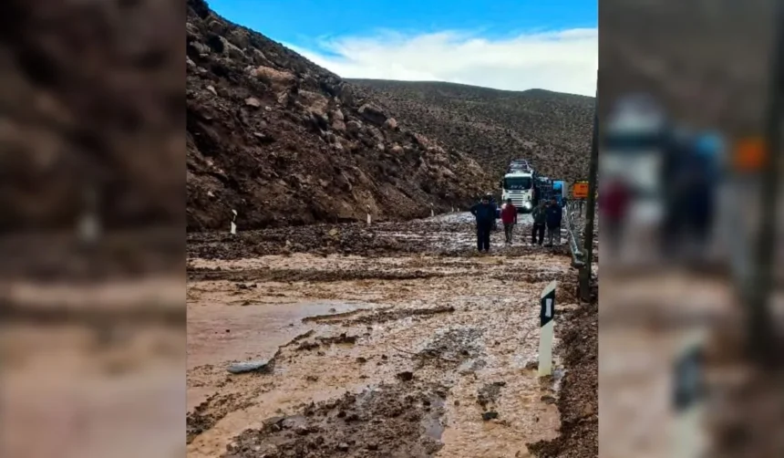 Autoridades habilitan desvío en la Ruta Nacional 52 y advierten sobre riesgos en zona montañosa