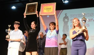 Luciana Álvarez recibió el reconocimiento de deportista del año 2025