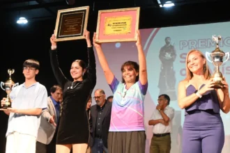 Luciana Álvarez recibió el reconocimiento de deportista del año 2025