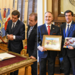 El gobernador Sadir recibió al embajador de Estados Unidos en Casa de Gobierno