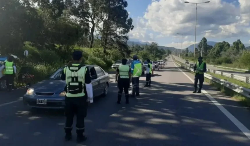 Controles viales en Jujuy: más de 600 actas y 100 alcoholemias positivas