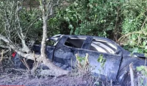 Fallece conductor de camioneta en accidente cerca del Dique La Ciénaga