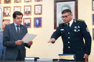 Sadir juramentó a la nueva cúpula de la Policía y anunció refuerzos en seguridad
