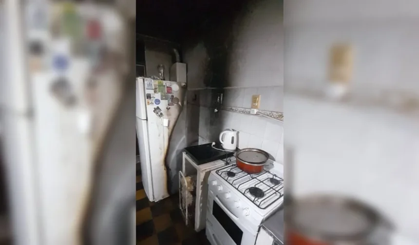 Policías evitaron explosión de garrafa en Alto Comedero