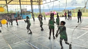El mini vóley crece con gran participación en primer encuentro del año