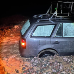 Rescate de peregrinos en Punta Corral tras deslizamiento por lluvias