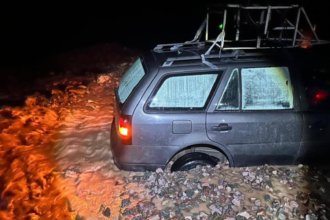 Rescate de peregrinos en Punta Corral tras deslizamiento por lluvias