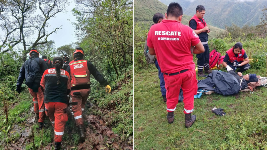 Rescate en zona rural: evacuaron a un adulto mayor con deshidratación severa en Sunchal
