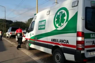 Grave accidente de tránsito en Ruta 9: motociclista internada con traumatismo