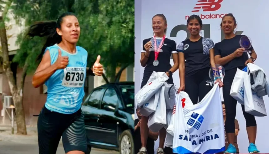 Lorena Lizárraga logró el podio en los 21K de la New Balance Salta