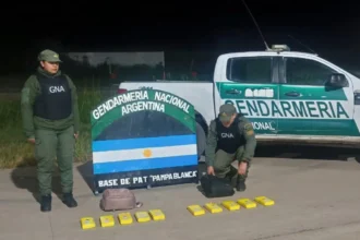 Gendarmería incauta diez kilos de cocaína en Pampa Blanca