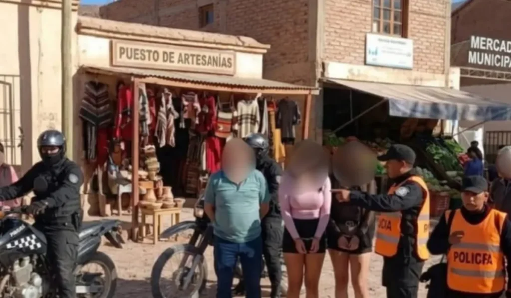 Capturaron a estafadores de transferencias falsas en Tilcara