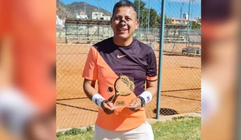 Tito Sandoval: el tenista quiaqueño que conquistó el campeonato en Bolivia