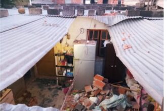 El viento norte causó destrozos y dejó herida a una mujer en Jujuy