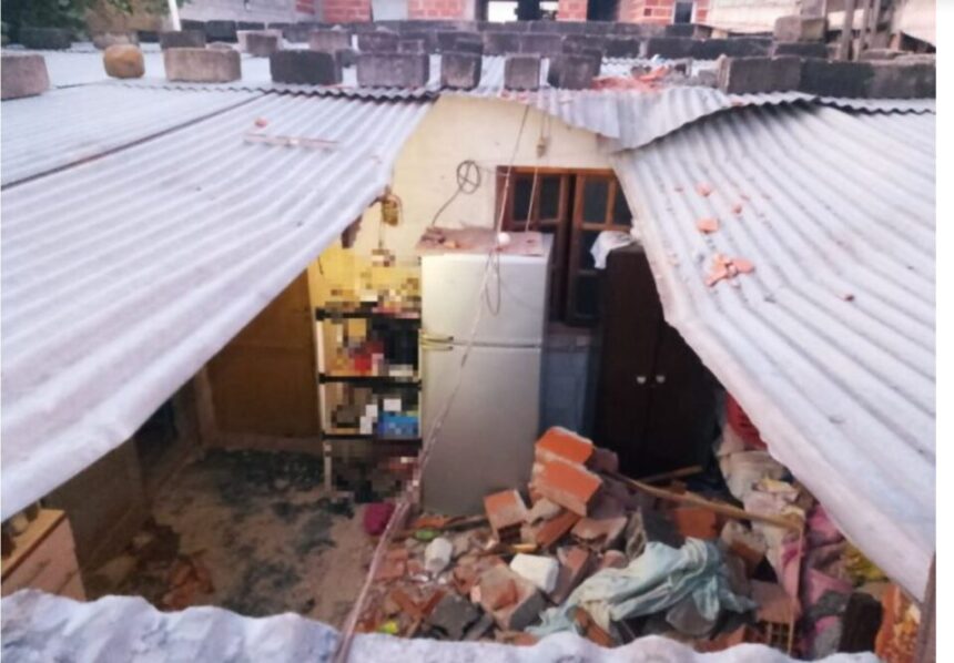 El viento norte causó destrozos y dejó herida a una mujer en Jujuy