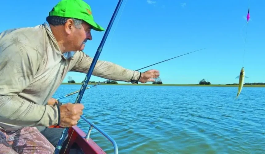 Segunda fecha de pesca deportiva de pejerrey en el dique Las Maderas