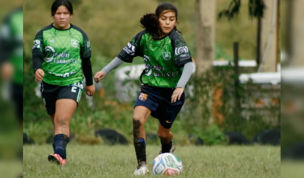 Nicole Troche marcó su primer gol en la categoría Sub 17 con apenas 11 años