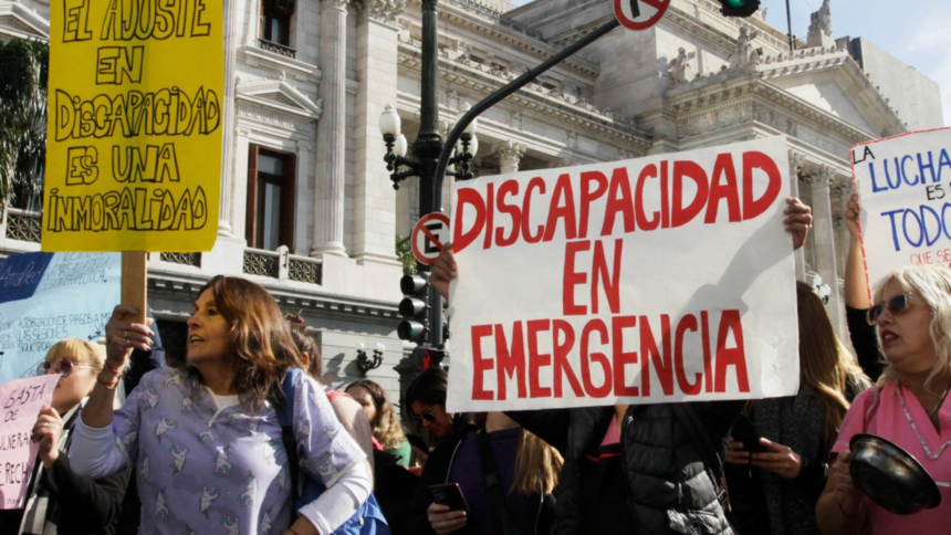 Masiva marcha por la discapacidad en San Salvador de Jujuy