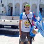 Gendarme retirado recorre la Argentina corriendo para concientizar sobre prevención del cáncer