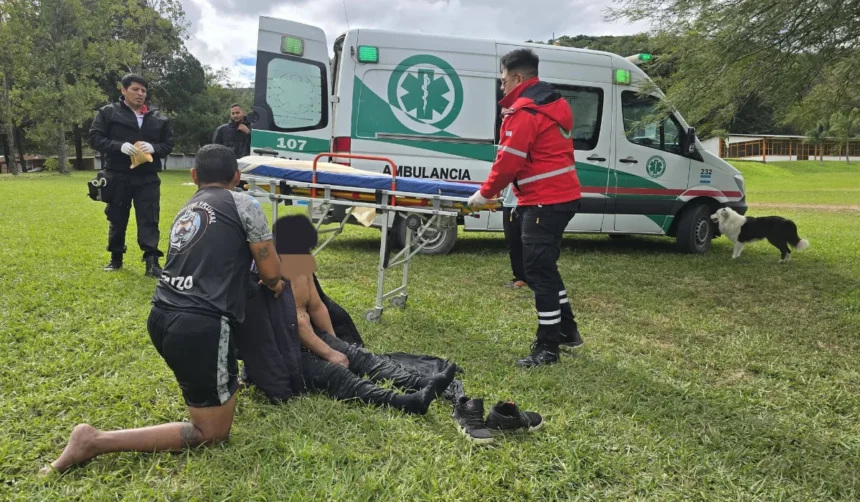 Rescataron a un hombre alcoholizado que cayó a un canal en el Dique Las Maderas