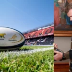 La visita del manager australiano en la previa del partido histórico