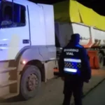 Retención de camión en Salta: vehículo con pedido de secuestro de Jujuy
