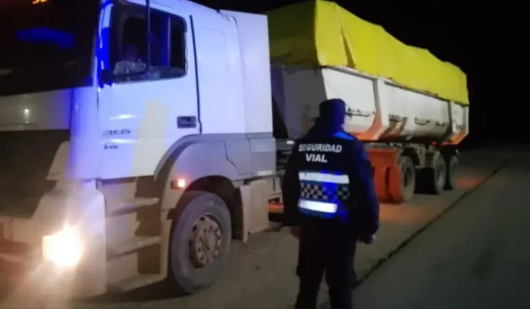 Retención de camión en Salta: vehículo con pedido de secuestro de Jujuy
