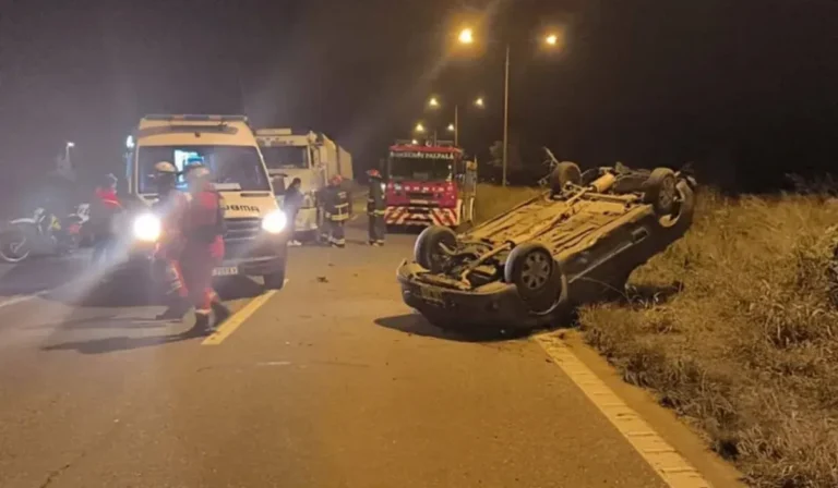 Grave accidente de tránsito en la Ruta 66 a la altura de Palpalá dejó tres heridos