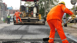 Restricción vehicular por repavimentación en Ciudad de Nieva