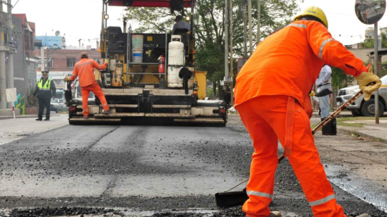 Restricción vehicular por repavimentación en Ciudad de Nieva