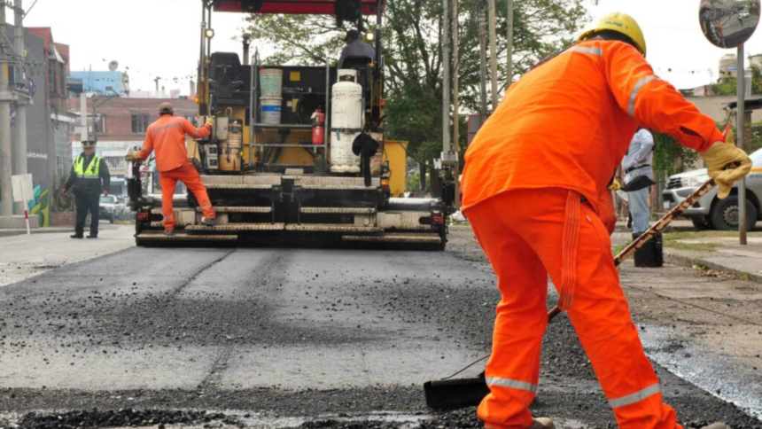 Restricción vehicular por repavimentación en Ciudad de Nieva