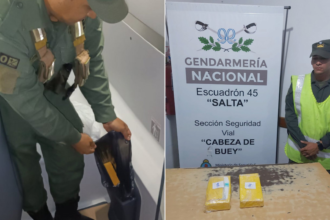 Gendarmería incauta más de 18 kilos de cocaína en colectivos desde Jujuy