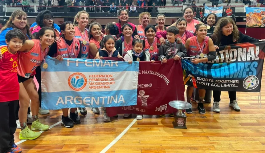 El maxi básquet jujeño conquistó tres títulos en el Séptimo Regional