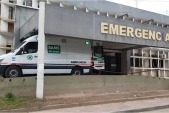 Trabajador se electrocutó al rozar cable de alta tensión en supermercado de San Pedro